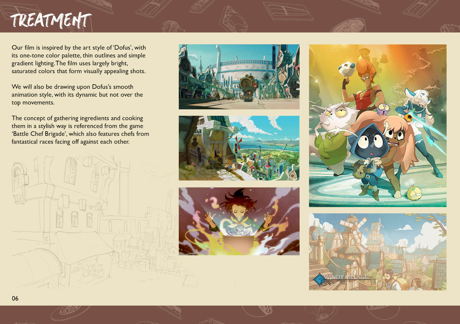 Images from the film Dofus