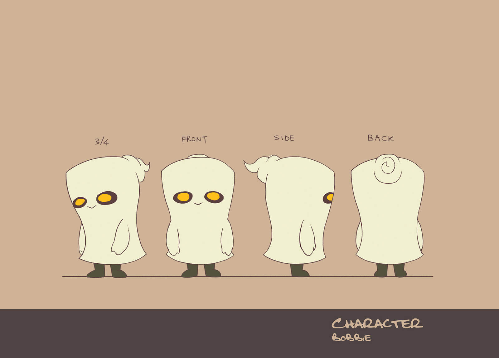 Character art for Bobbie the ghost child