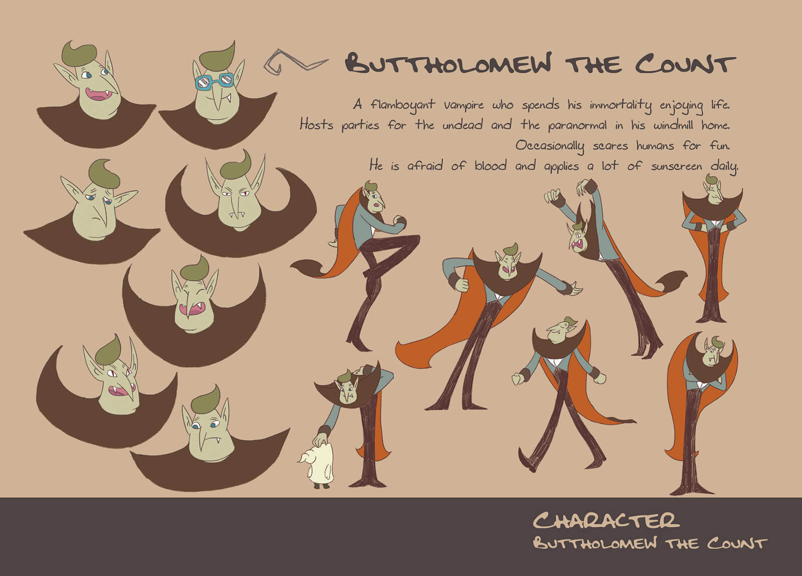 Character art for Buttholomew the Count