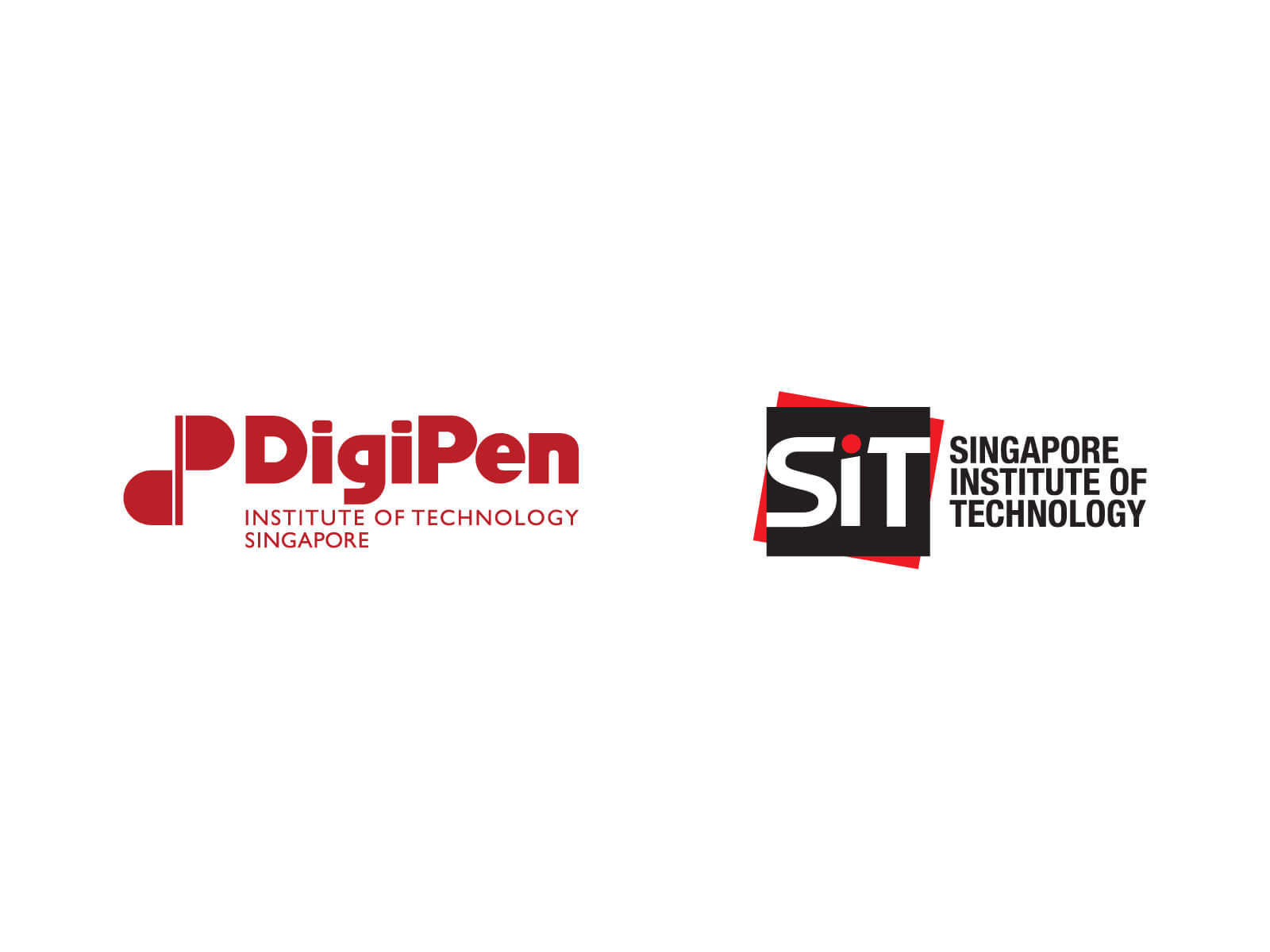 DigiPen Institute of Technology and Singapore Institute of Technology logos