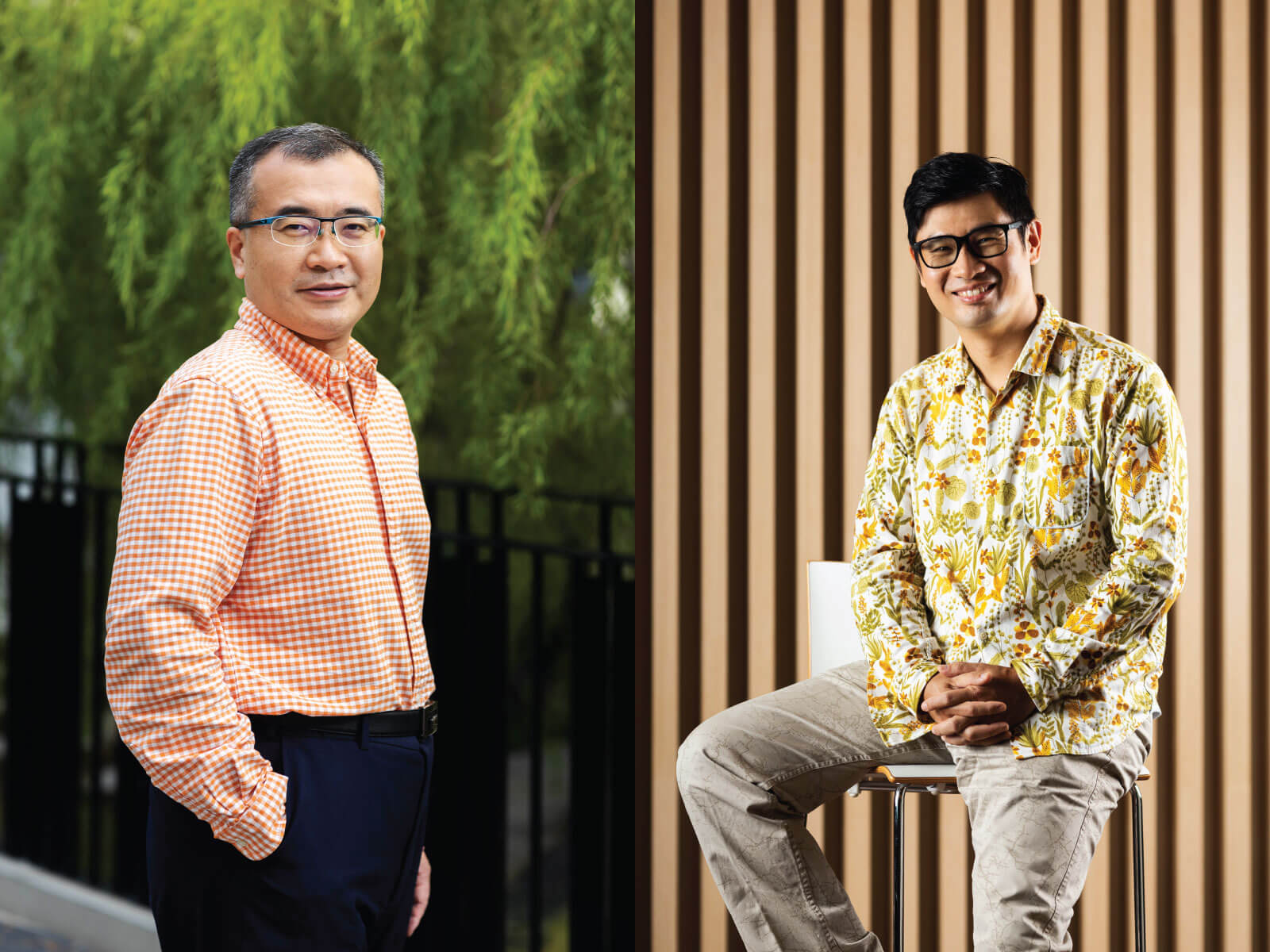 DigiPen (Singapore)'s new associate deans, Dr. Tang Liang and Calvin Tan.