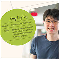 DigiPen (Singapore) alumnus Cheng Ding Xiang