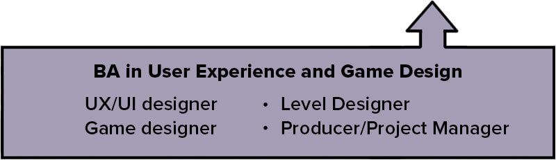  user experience / user interface designer, level designer, producer / project manager.