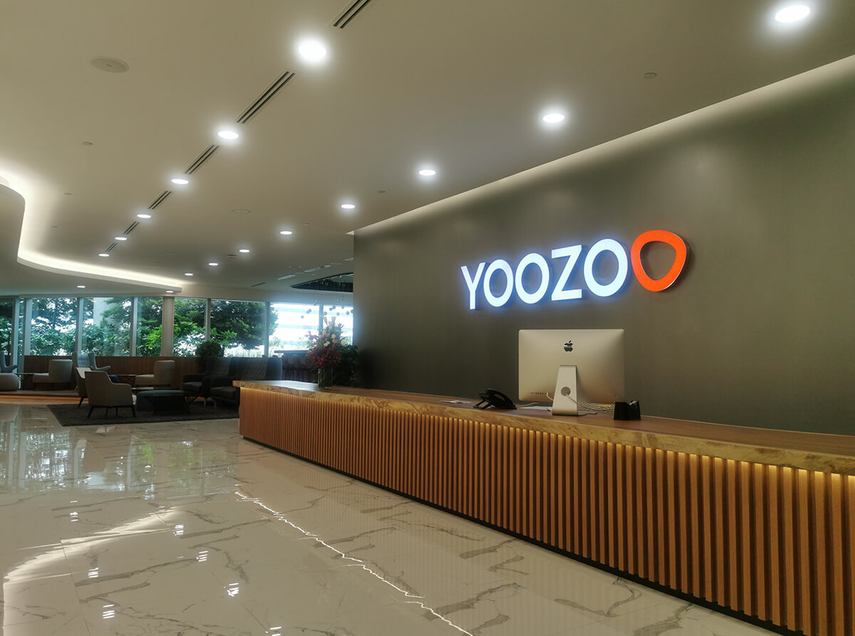 Picture of the Yoozoo Games reception area