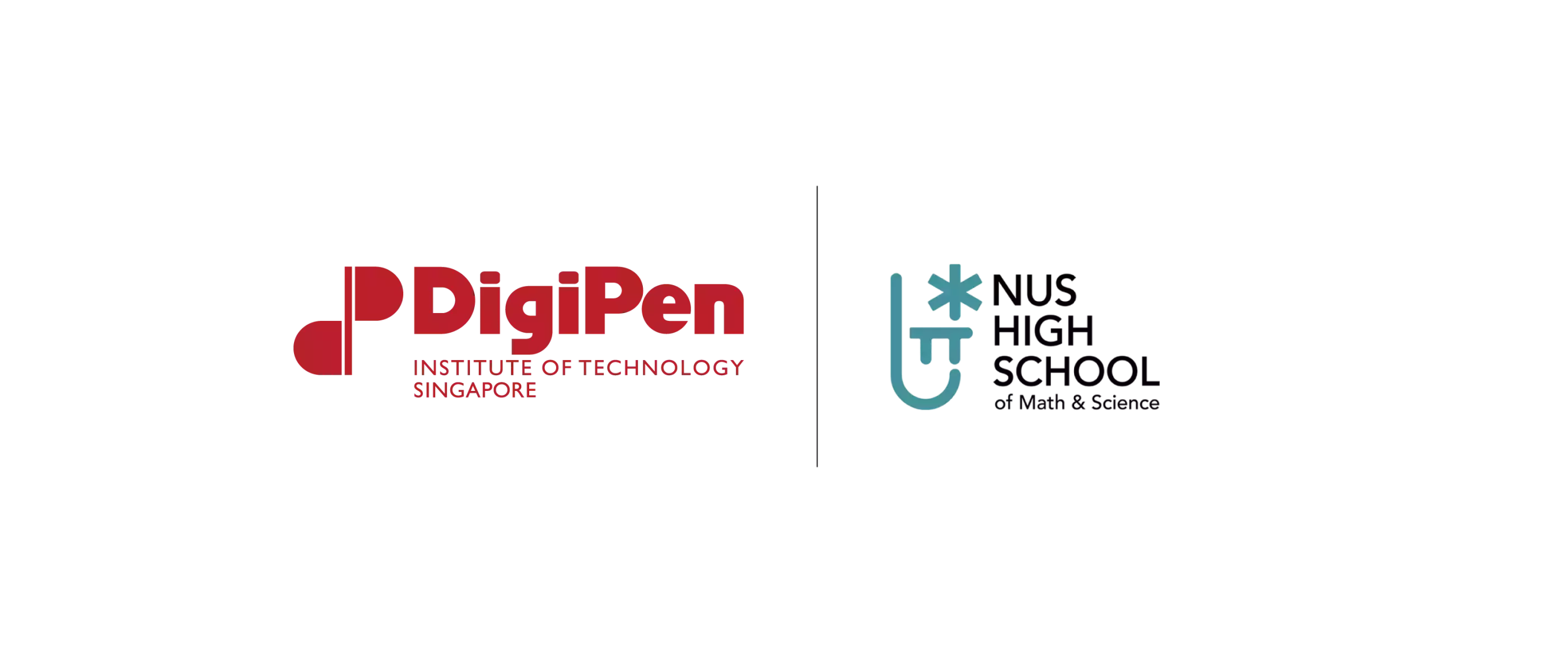 Logos for DigiPen-Singapore and NUSH